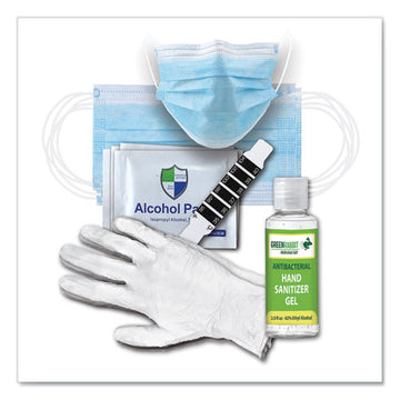 Green Rabbit Safety 1st Five-day Personal Protection Kit, 22 Pieces, Resealable Bag, 1 Kit, Delivered In 1-4 Business Days freeshipping - TVN Wholesale